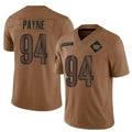 W.Commanders #94 Daron Payne Player Brown Salute To Service Limited Football Jerseys